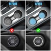OUZORP Car Cup Coasters Blue 2 Pack with Push Start