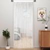 YIIBAII Cortinas de cuerda para puerta, cortinas con flecos para