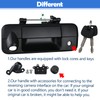 Osompar Tailgate Handle with Rear Camera Hole Key Lock Cylinder