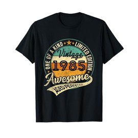 Vintage 1985 Limited Edition 40 Year Old Gifts 40th Birthday T-Shirt