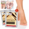 2 Pairs Foot Peeling Foot Mask - Exfoliating Socks and