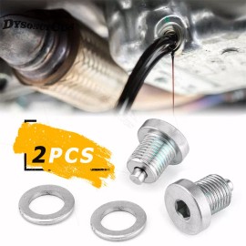 DY 2PCS for Harley Street Glide FLHX 2006-2021 Magnetic Oil Drain Plug 1/2"-20
