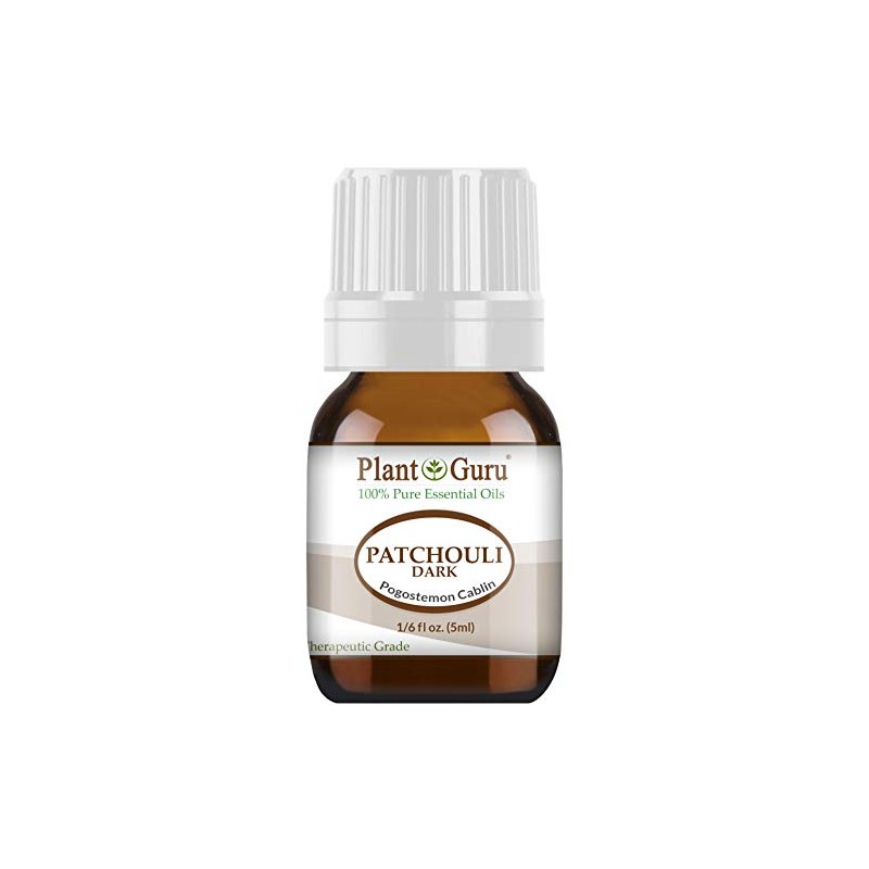 Patchouli Essential Oil (Dark) 5 ml 100% Pure Undiluted Therapeutic