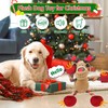 Motsamla Christmas Dog Toys, Plush Squeaky Dog Toy with Crinkle