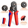 SENLINLIN Crimping Plier Set, 0.5-10mm² Ferrule Crimper Tool with 1800
