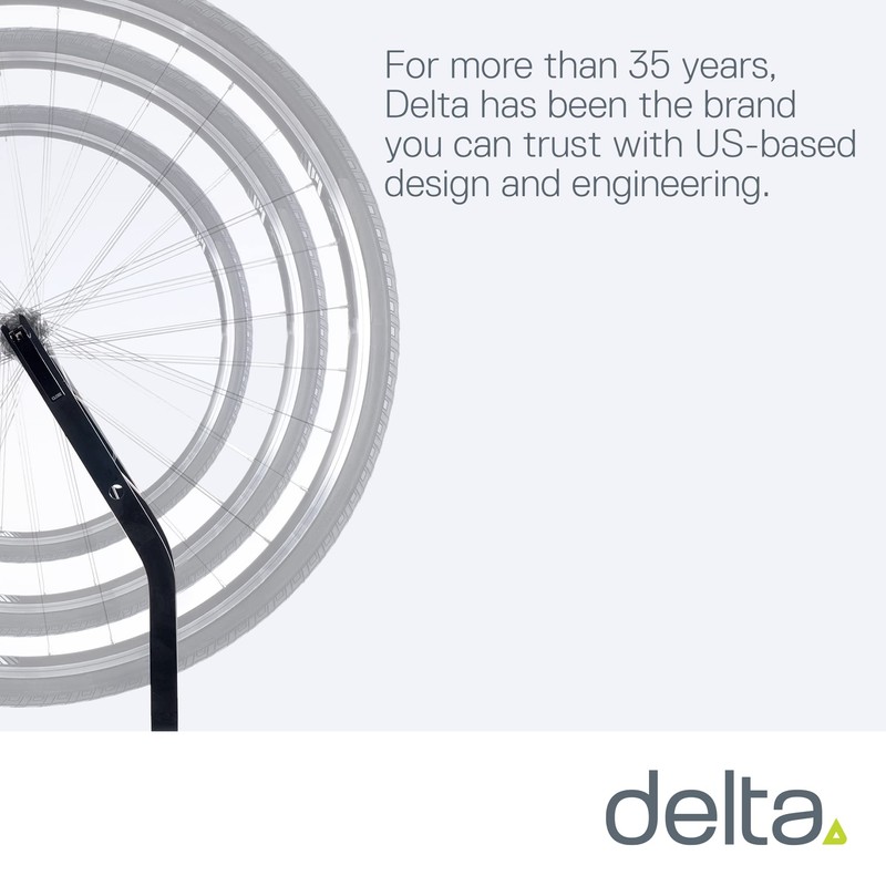 Bike Wheel Hitch by Delta Cycle, Black - Secure Aluminum