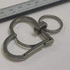 Kurohido krak03 Heart-Shaped Titanium Key Ring, Heart-Shaped Titanium Key Chain