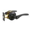 Hermex CEMA-6RB, Cerradura manija "Milán" para recámara color negro cilindro