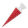 School Cone 35 cm Hearts