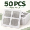 50 PCS Disposable Shower Drain Hair Catcher Mesh Shower Drain