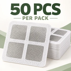 50 PCS Disposable Shower Drain Hair Catcher Mesh Shower Drain Covers Floor Sink Strainer Filter Hair Stopper For Bathroom Kitchen
