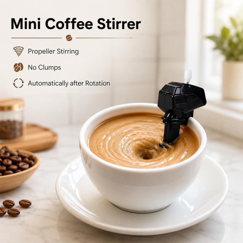 6pcs Boat Motor Coffee Stirrer, Wind Up Outboard Motor Coffee