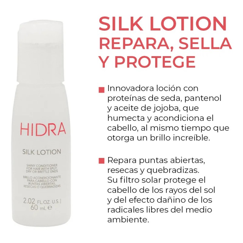 Sellador De Puntas Abiertas Silk Lotion Hidra 60 Ml