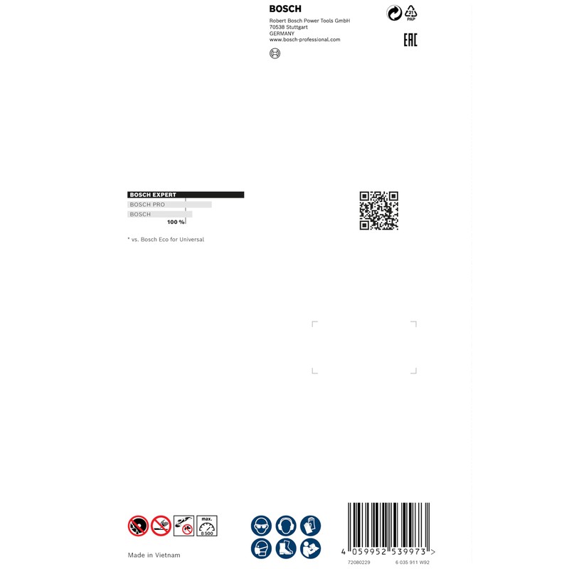 Bosch 1 x Expert MultiMaterial Diamond Cutting Discs (for Concrete,