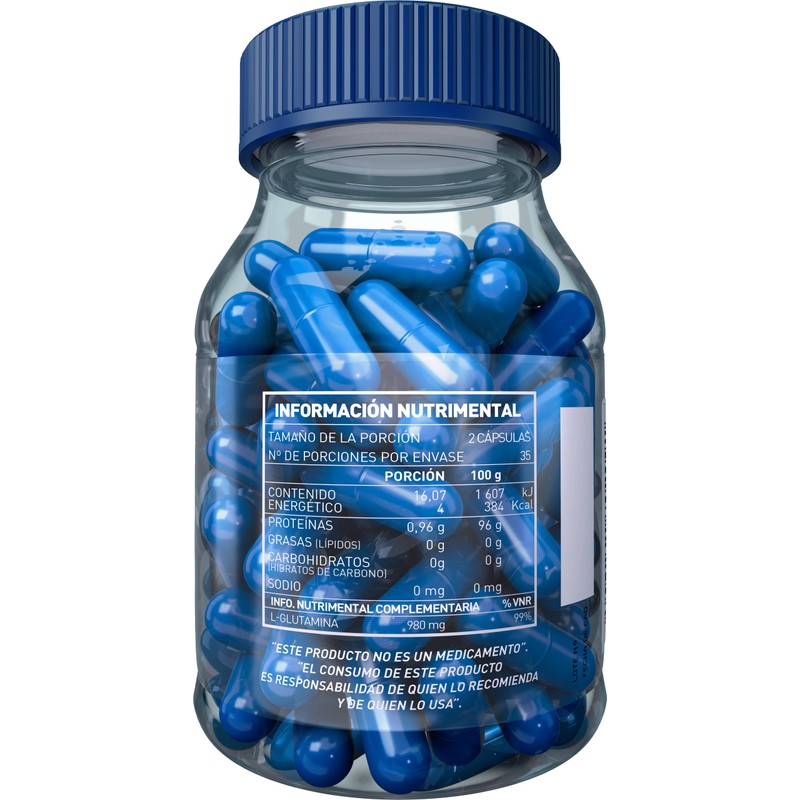Essential Nutrition L-Glutamina Sport 70 cápsulas de 500 mg