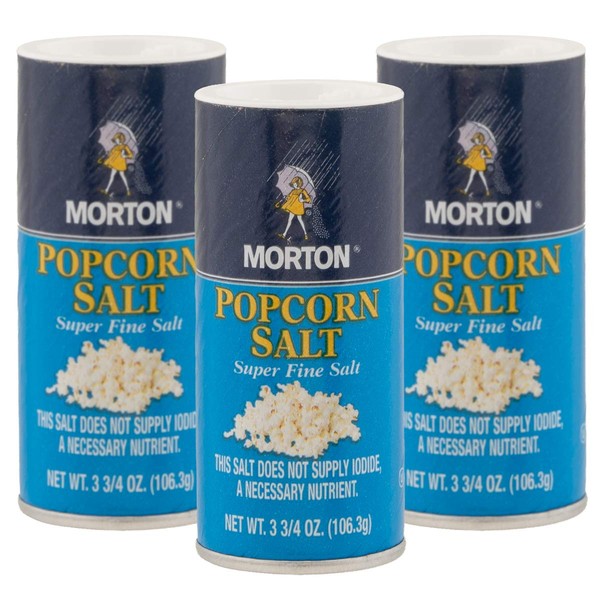 Morton Popcorn Salt Shaker Popcorn Seasoning 3.75oz (Pack of 3)