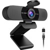 EMEET 1080P Webcam with Microphone, C960 Web Cam, 2 Mics,
