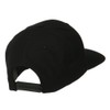 e4Hats.com Lion Scroll Embroidered Flat Bill Cap - Black OSFM