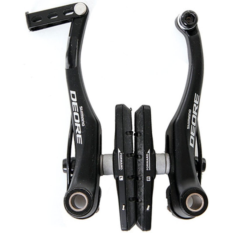SHIMANO Deore BR-T610 V-Brakes - Black, 120 mm Front