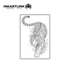 Tiger Temporary Tattoos, Realistic Waterproof Fake Tattoos