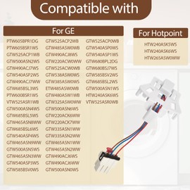 WH03X32158 WH12X26330 Washer Speed Sensor Compatible with GE Hotpoint Electric Washing Machine Replaces WH12X25294 PS16619248 AP7020336 EAP166192
