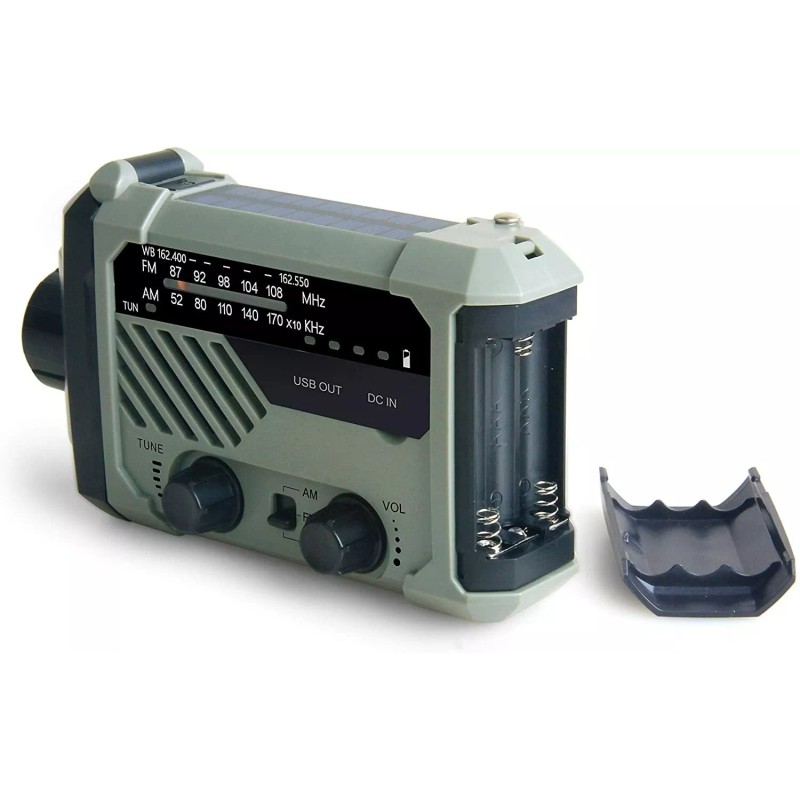 Kaito XLN-290WB AM/FM NOAA Weather Emergency Solar Crank Radio and