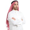 Men Arab Shemagh Scarf Muslim Hijab Headband Middle East Keffiyeh