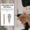 iplusmile Drywall Anchor and Screw Kit 20 Sets Self-Tapping Wall