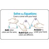 Trend Enterprises: Three-Corner Addition and Subtraction Flash Cards, T1670, Interactive