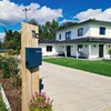 Metzler House Number in Anthracite RAL 7016, Fine Structure Powder-Coated