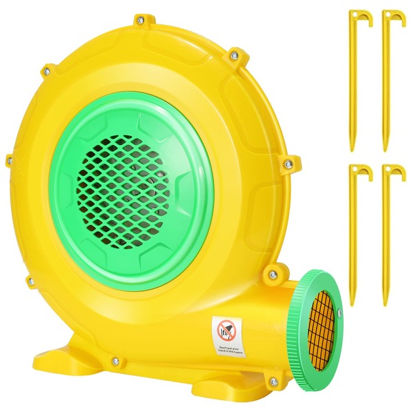 ZAFIED Bounce House Blower, 550W/0.73HP Commercial Air Blower with Double-Sided
