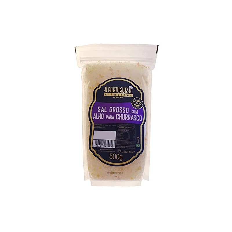 A Portuguesa Brazilian Seasoning Salt & Garlic for BBQ 17.63oz