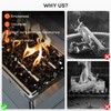 Stanbroil 10-Pound Fire Glass - 1/2 inch Reflective Tempered Fire
