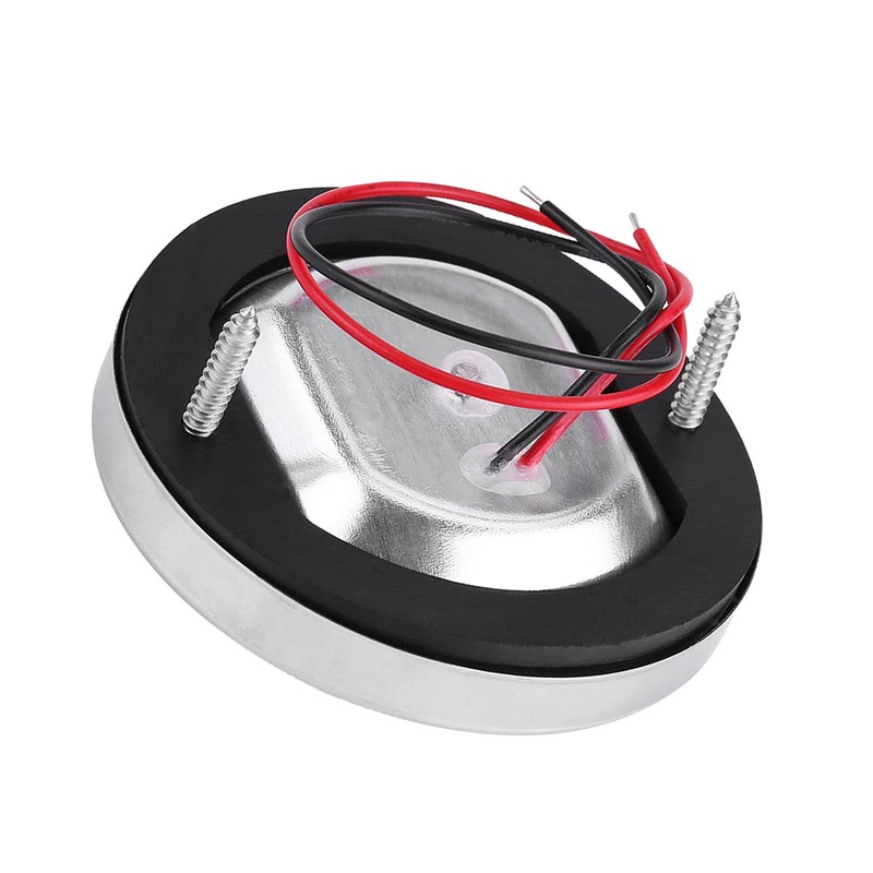 EVGATSAUTO Marine Boat LED Navigation Light, 12V White Stainless Steel