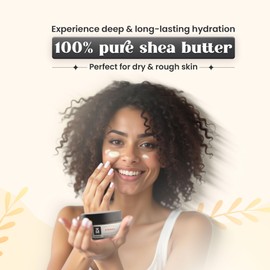 Kaeme Eternal Whipped UNrefined Shea Body Butter Moisturizer For Body, Hand, Hair, Face,For Women & Men, Restore, Nourish, Soften Dry Skin, Handmade from Raw Organic Shea,Coconut Oil(10.5oz/300g jar)