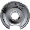 Range Kleen 105-A 6-Inch Style D Drip Pan, Chrome