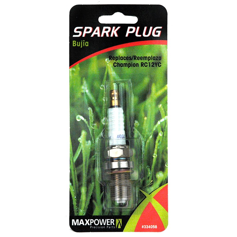 Maxpower 334058 spark plugs, white