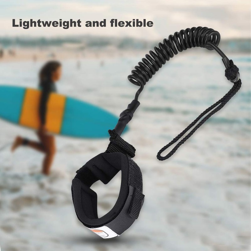 Surf Foot Rope Paddleboard Stand-Up 5 Feet, Rope Strap Wrapped