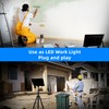 Gopretty 120W LED FloodLights Outdoor 2 Pack, 14000LM Dimmable, 3CCT