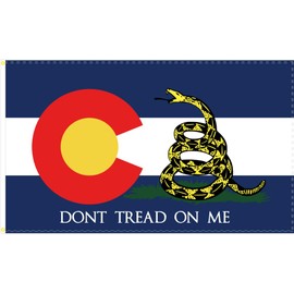 Trade Winds 3x5 Colorado Gadsden Don't Tread On Me Premium Quality PRINTED NYLON Flag