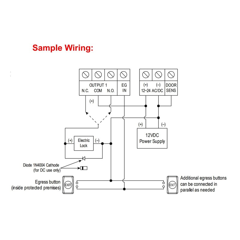 Seco-Larm Enforcer Access Control Keypad with Proximity Reader, Backlit (SK-1131-SPQ)