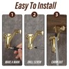 HOME MASTER HARDWARE Handrail Stair Brackets 3" Heavy Duty Staircase
