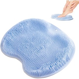 VORAGA Foot Odor Countermeasure Foot Brush, Foot Mat, Foot Massage, Antibacterial, Deodorizing, Foot Wash Brush, Exfoliating Care, Heel Care, For Baths