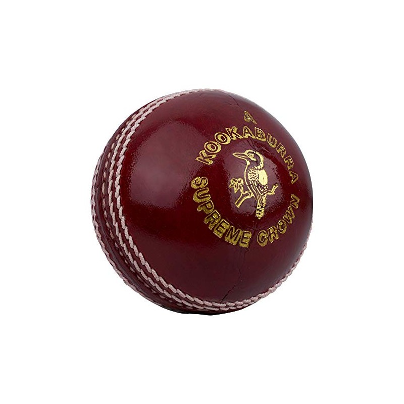 KOOKABURRA Unisex's Supreme Crown Cricketball, 155 g, Rot