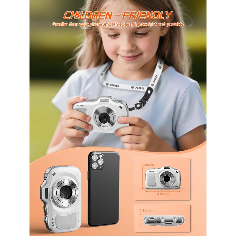 NBD 64MP Digital Camera with 4K Vlogging Capability, Plug &