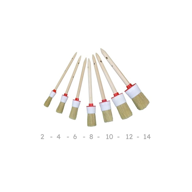 ROTIX -93021 Pack of 12 Ring Brushes Diameter 20 mm