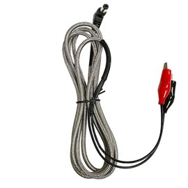 Elusive Wildlife Heavy Duty Stainless Steel Chew Proof Cables for Trail Cameras Tactacam, Stealth Cam, Spypoint, etc. (Cable B: 5.5mm x 2.1mm, 5ft.)