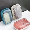 Pack of 3 Travel Soap Box, Soap Dish with Lid,