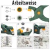 rietegio 250 Press Stud Set with Pliers 9.5 mm Hollow