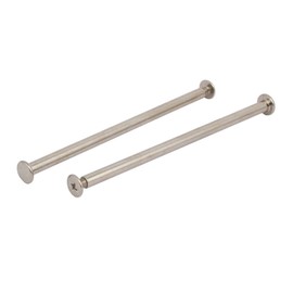 uxcell 10pcs M4x100mm Female Thread Nickle Plated Carbon Steel T Nut w Cross Head Screw